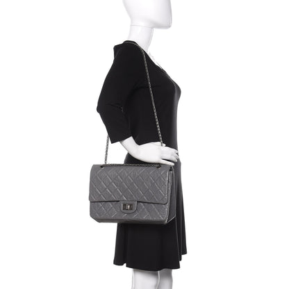 Chanel Aged Calfskin Quilted 2.55 Reissue 227 Flap Grey 3 of 11