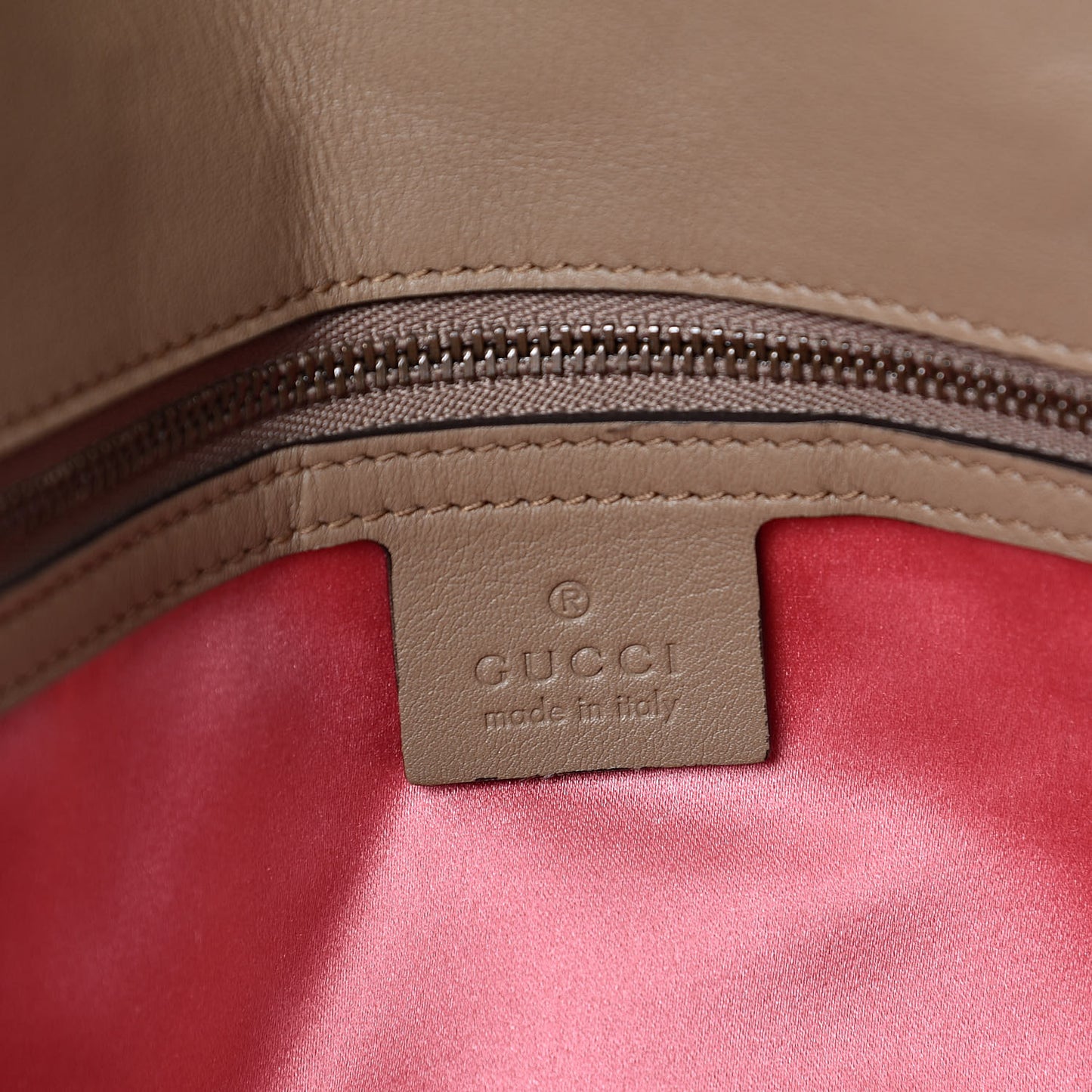 Velvet Matelasse Medium GG Marmont Shoulder Bag Taupe
