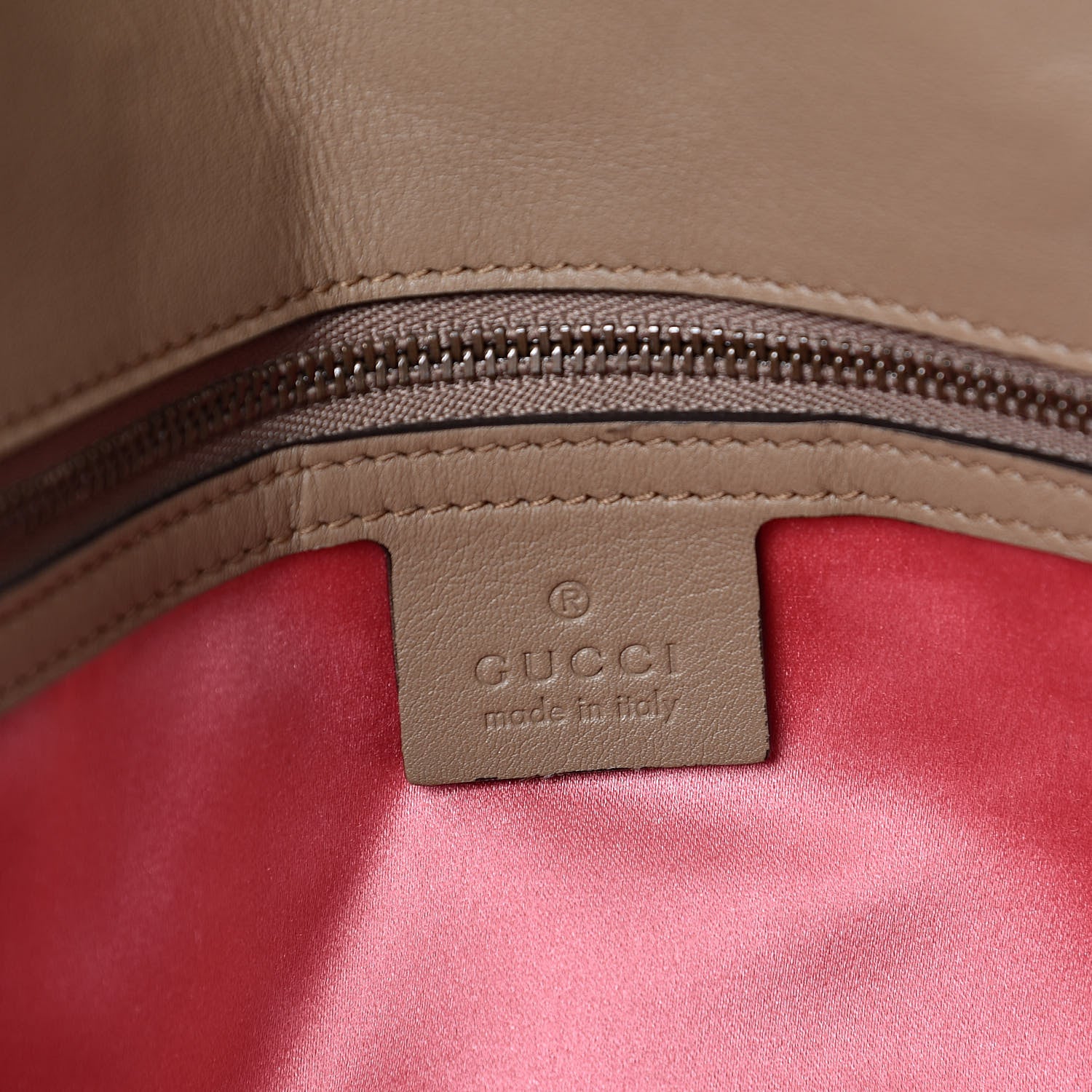Gucci Velvet Matelasse Medium GG Marmont Shoulder Bag Taupe 6 of 10