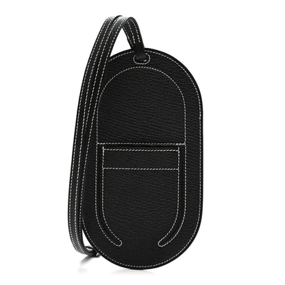 Hermes Chevre Mysore Verso In-The-Loop Phone To Go GM Case Black 1 of 8