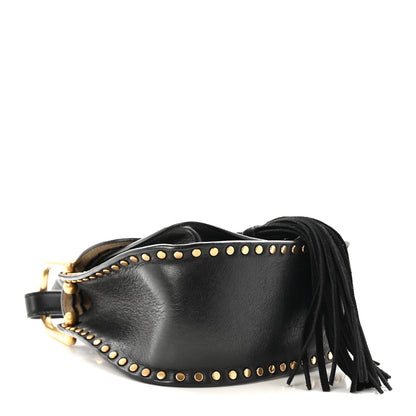 Chloe Calfskin Braided Mini Hudson Shoulder Bag Black 4 of 10