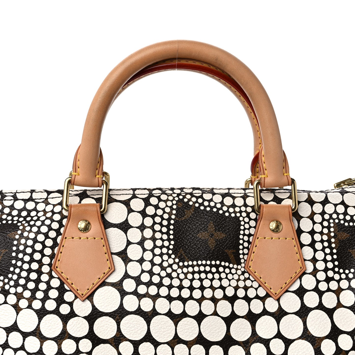 Monogram Kusama Town Speedy 30 White