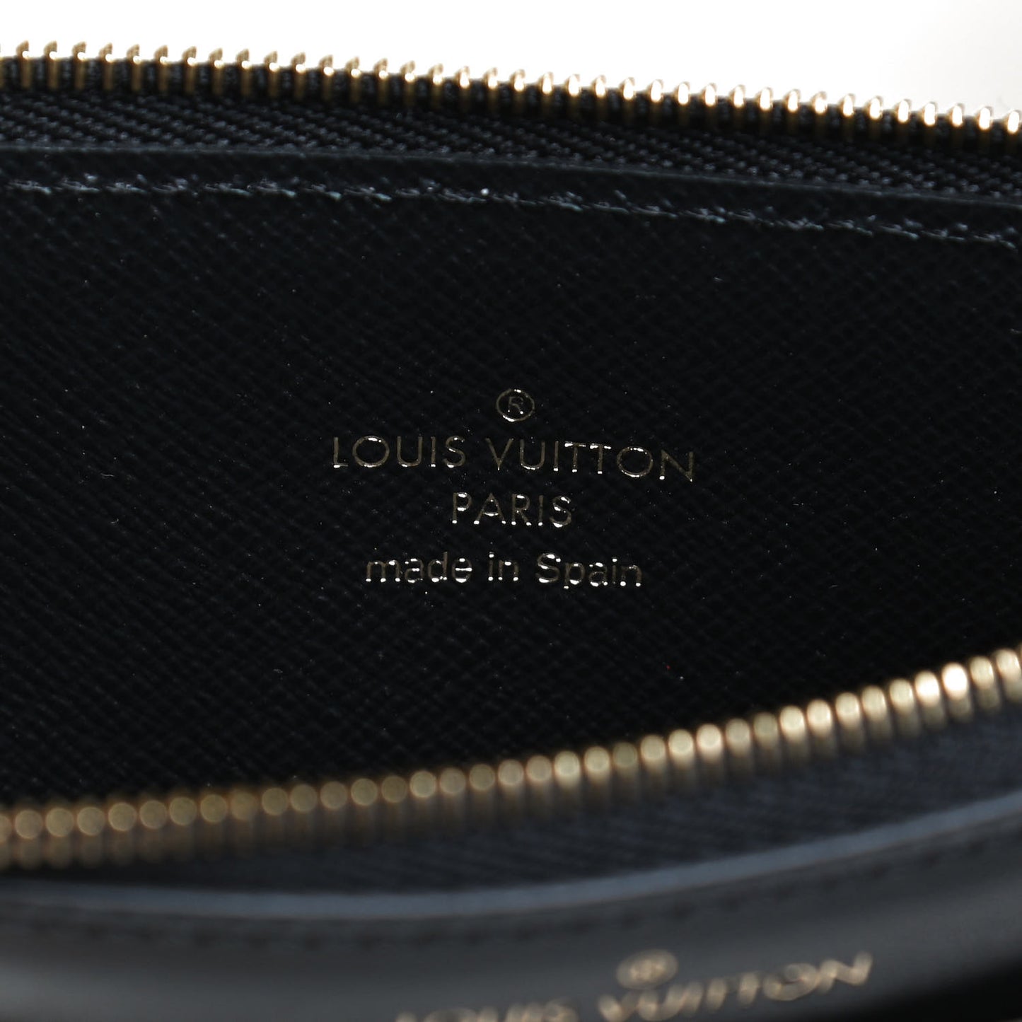 Monogram Slim Purse Black