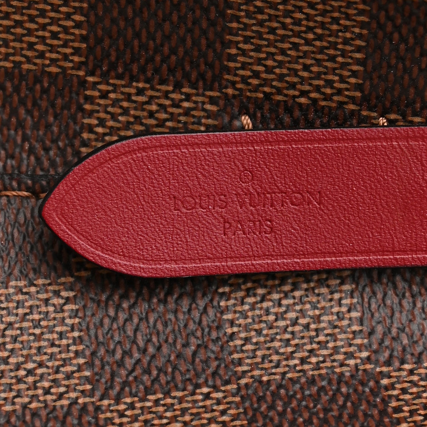Damier Ebene Neonoe MM Cherry Berry