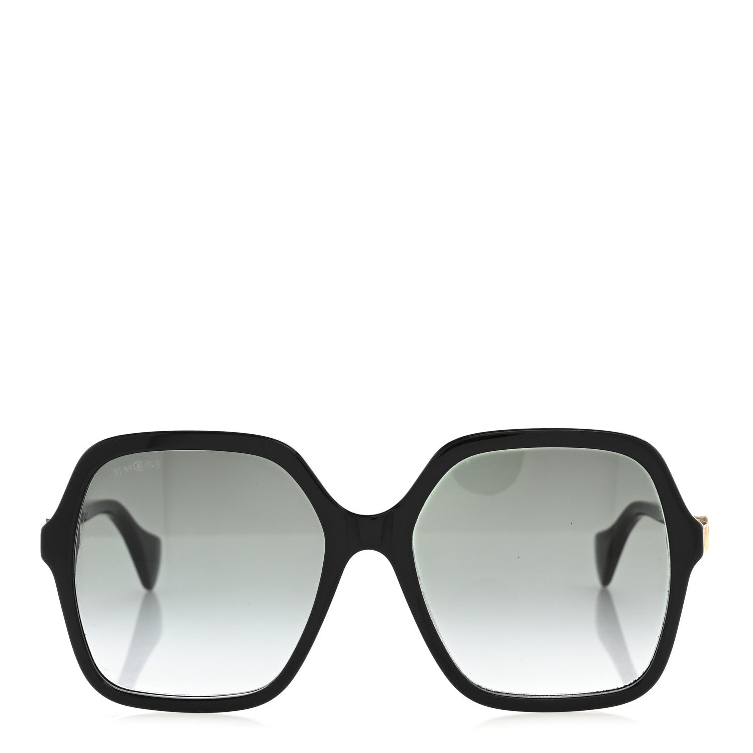 Gucci Acetate Oversize Rectangle Frame GG1072SA Sunglasses Black 2 of 10