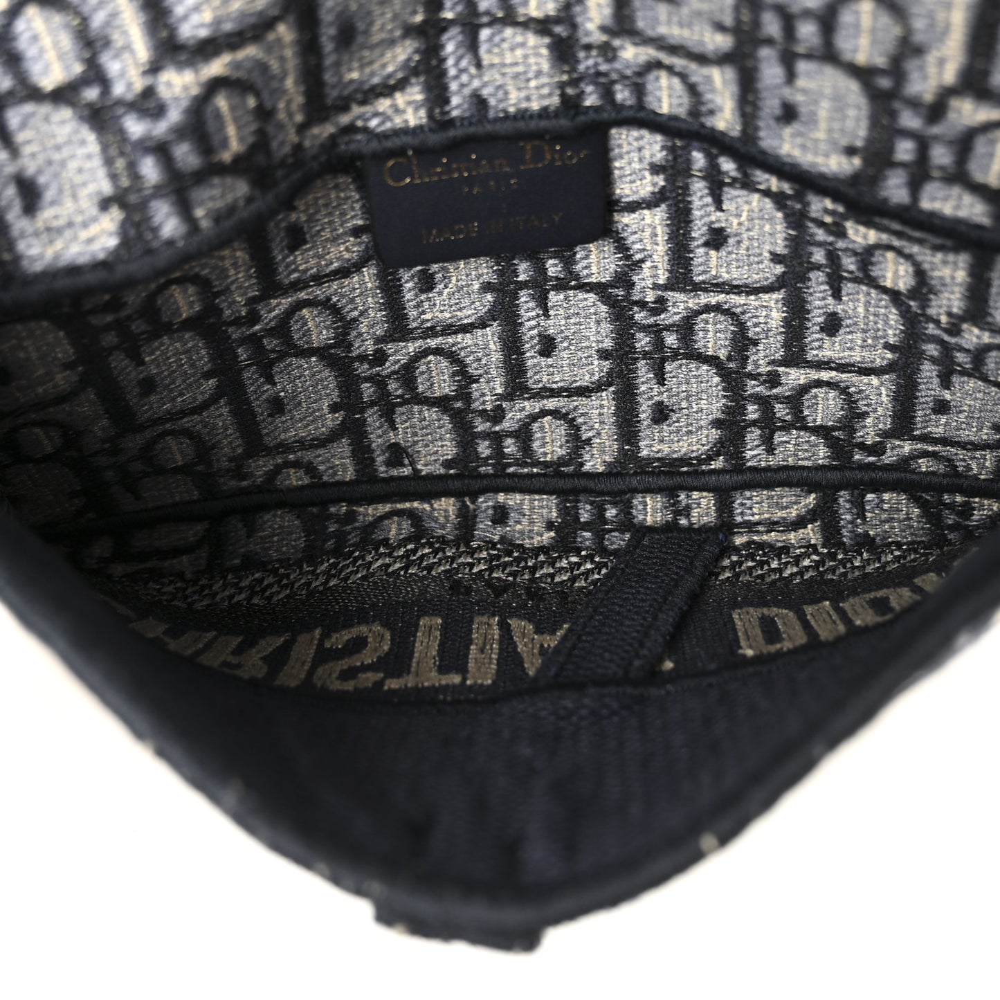 Oblique Slim Saddle Pouch Blue