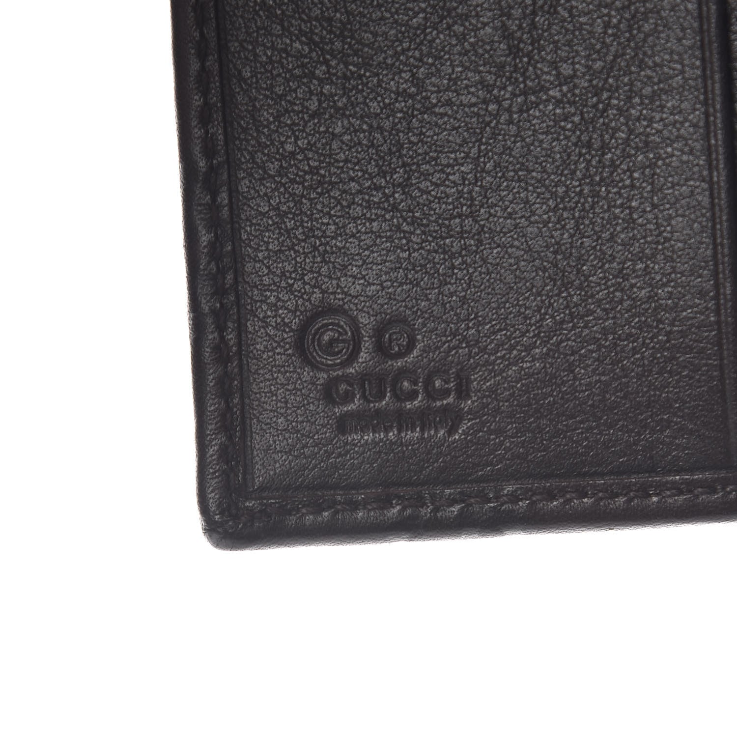 Gucci Guccissima Continental Flap Wallet Dark Brown 6 of 8