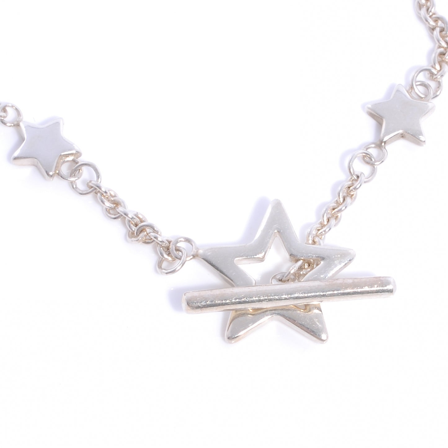 Sterling Silver Star Toggle Bracelet