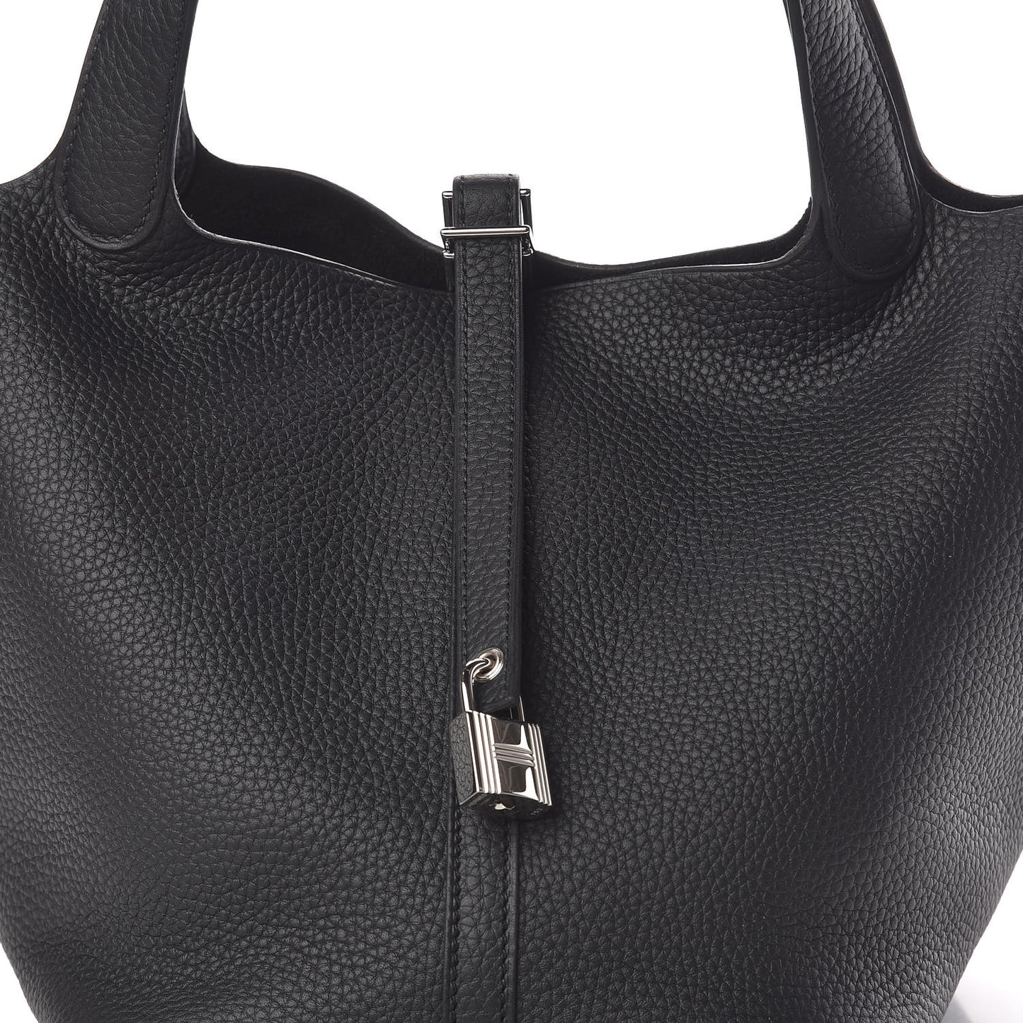Taurillon Clemence Picotin Lock 22 MM Black