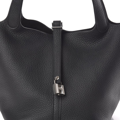 Hermes Taurillon Clemence Picotin Lock 22 MM Black 8 of 10