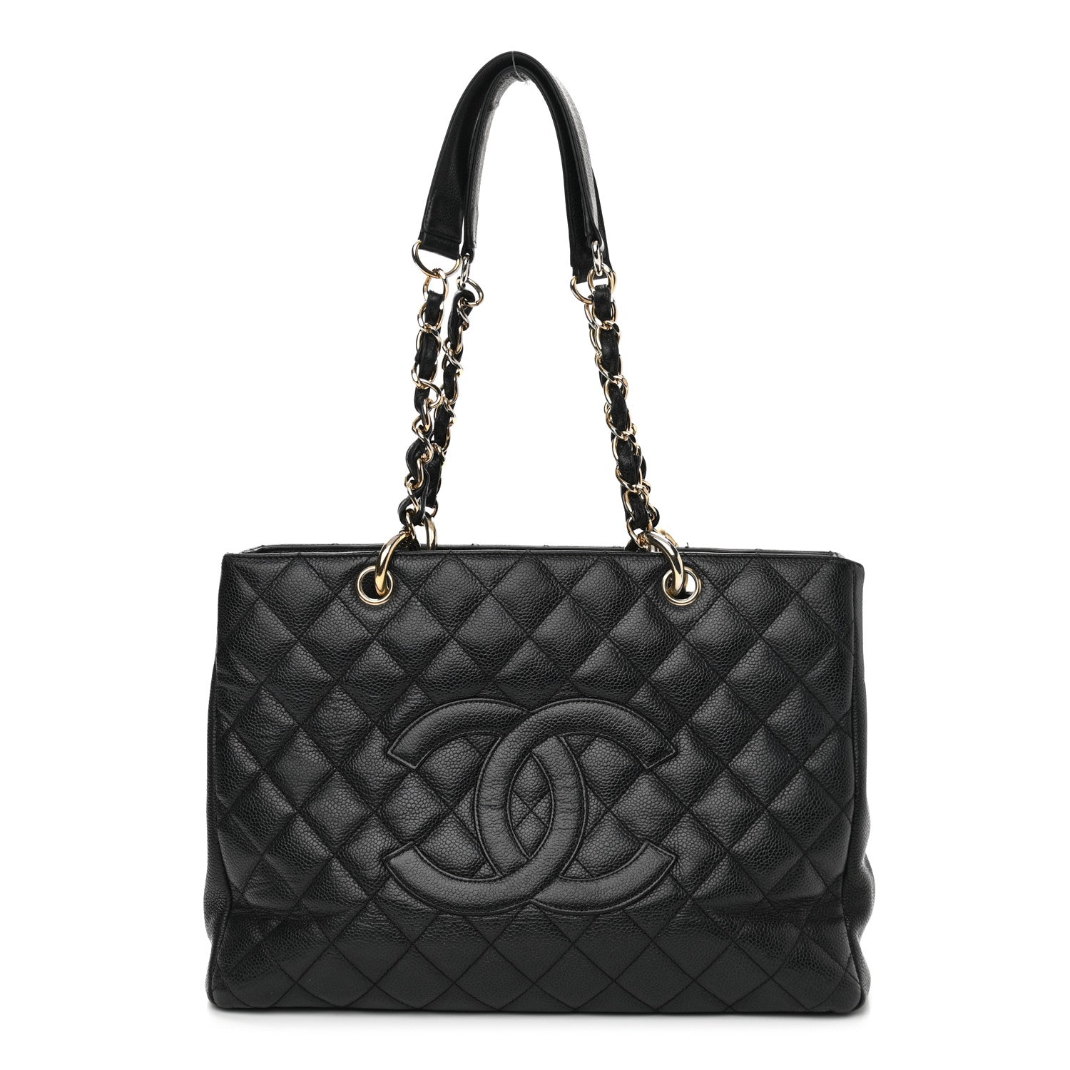 Chanel Caviar Quilted Grand Shopping Tote GST Black 1 of 11