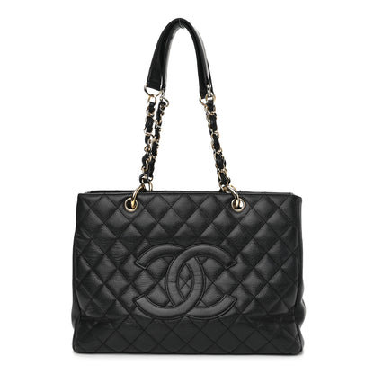 Chanel Caviar Quilted Grand Shopping Tote GST Black 1 of 11