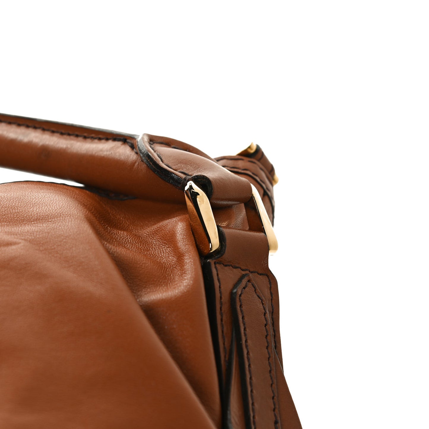Soft Lambskin Bridle Calfskin Medium Gosford Hobo Tan