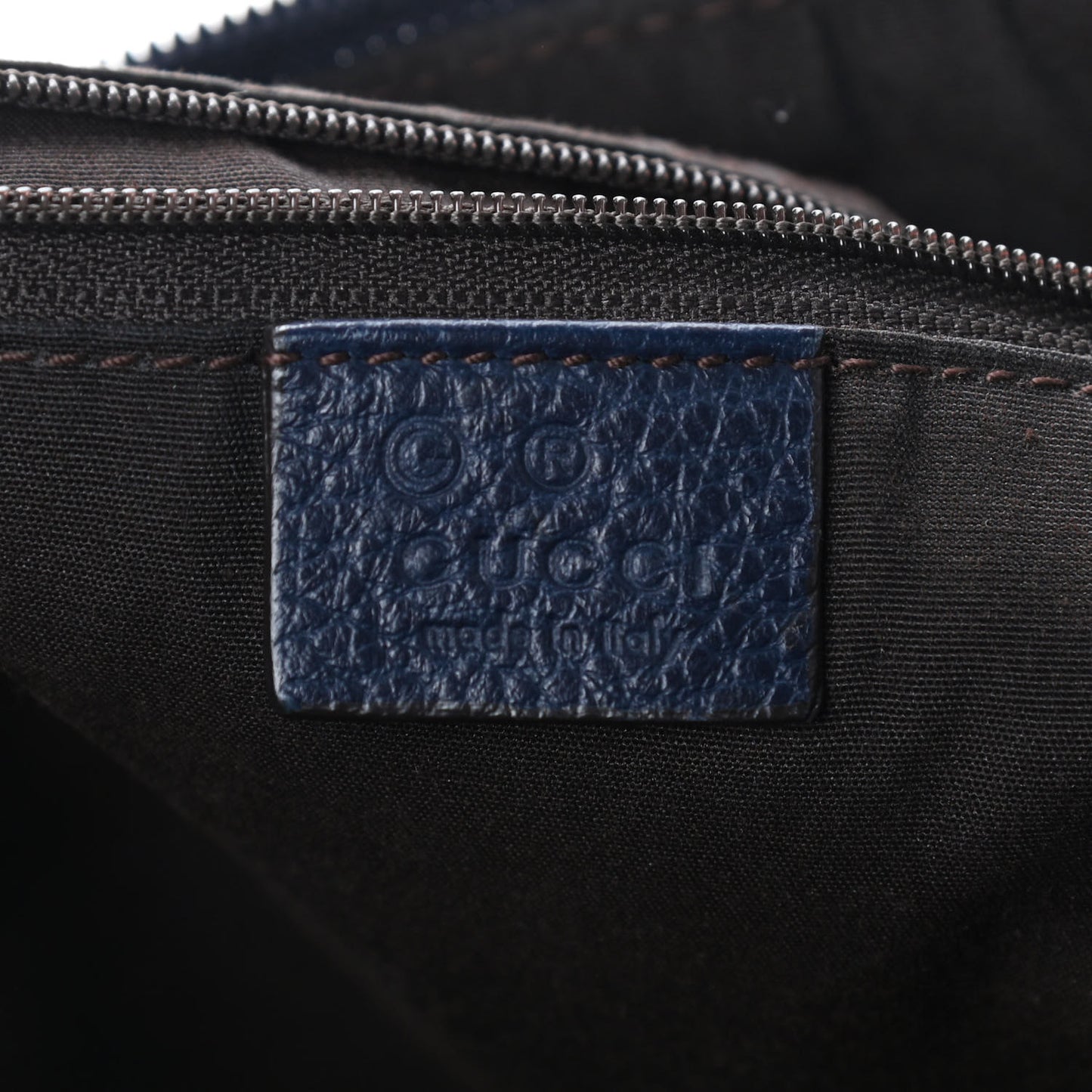 Crystal Monogram Messenger Bag Navy