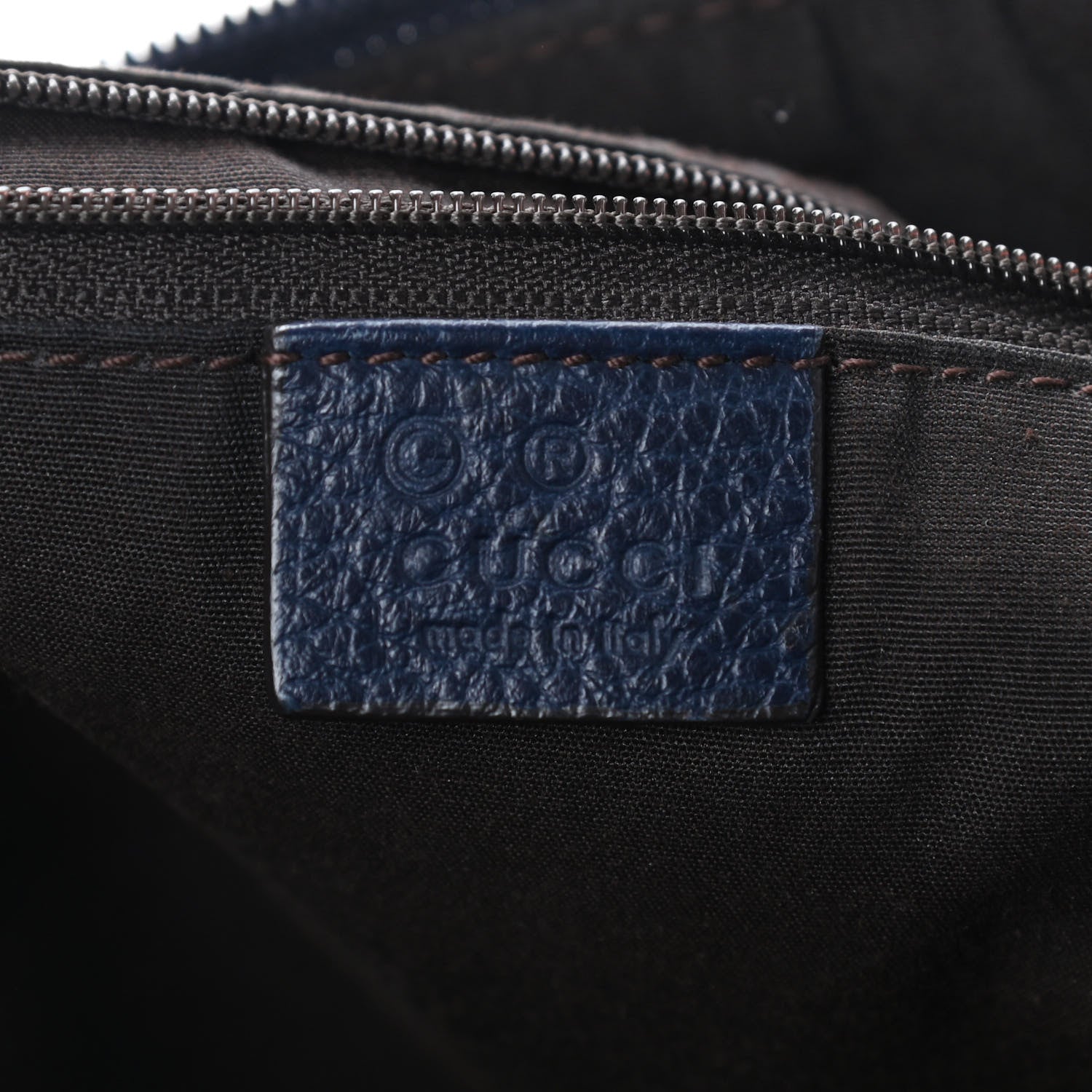Gucci Crystal Monogram Messenger Bag Navy 6 of 10