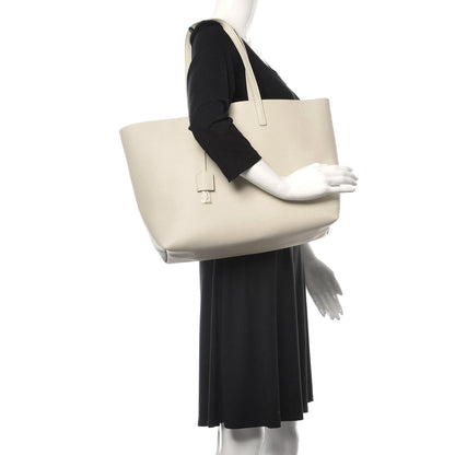 Saint Laurent Calfskin Large Shopping Tote Crema Soft 2 of 8