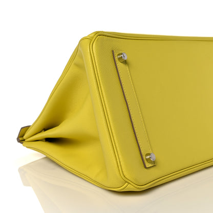 Hermes Epsom Birkin 35 Lime 8 of 18