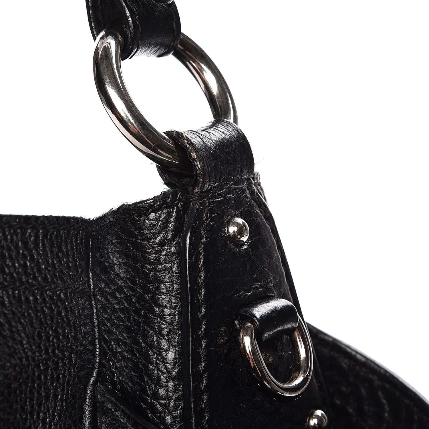 Prada Vitello Daino Side Pocket Hobo Nero Black 12 of 17