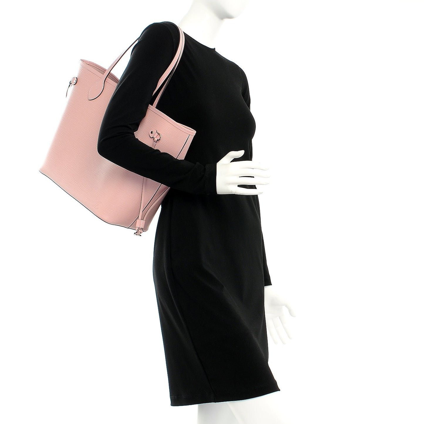 Epi Neverfull MM Rose Ballerine