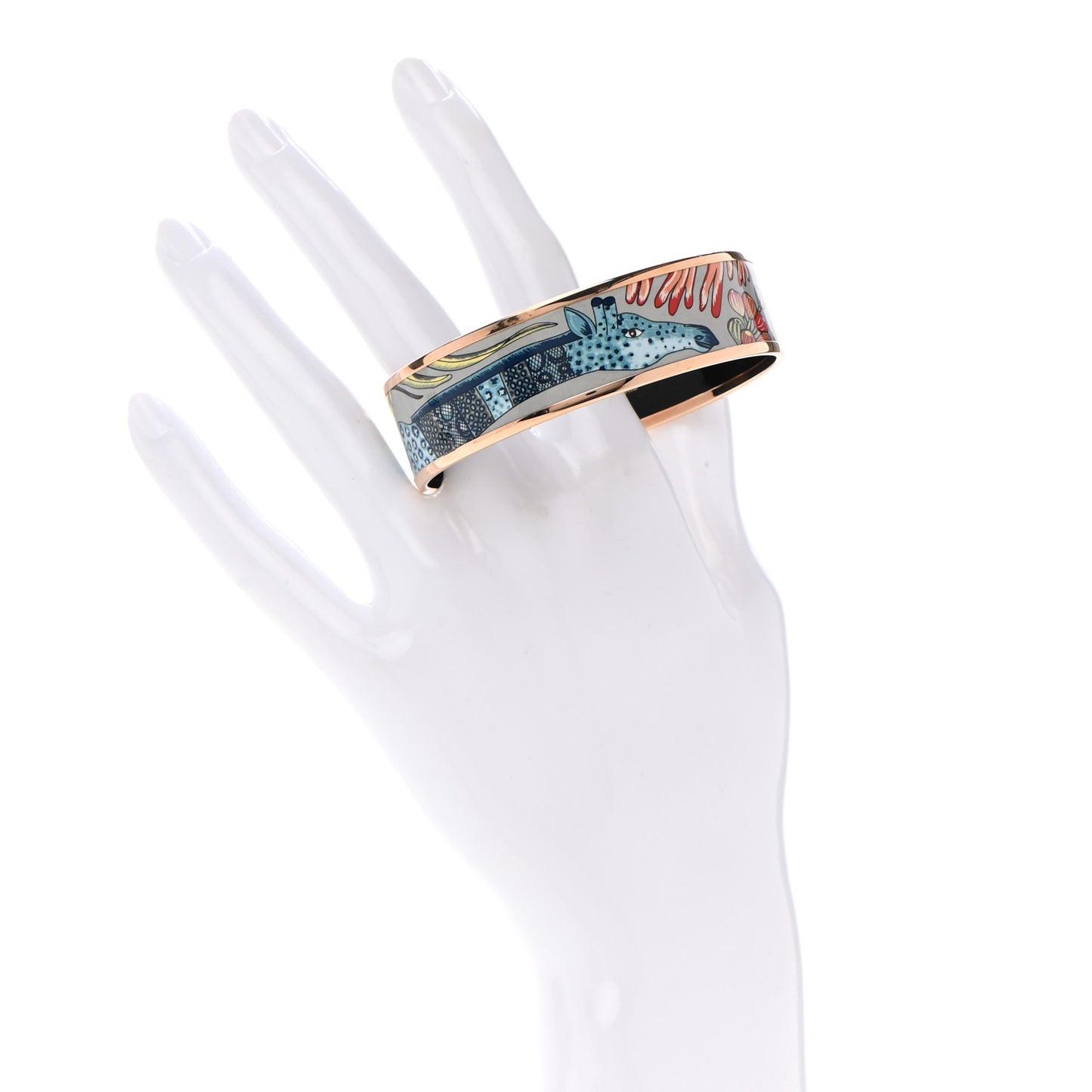 Enamel Printed Wide Le Marche de Savana Bracelet 70 Romantique