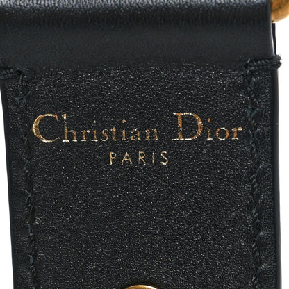 Christian Dior Canvas Embroidered Shoulder Strap Blue 3 of 8