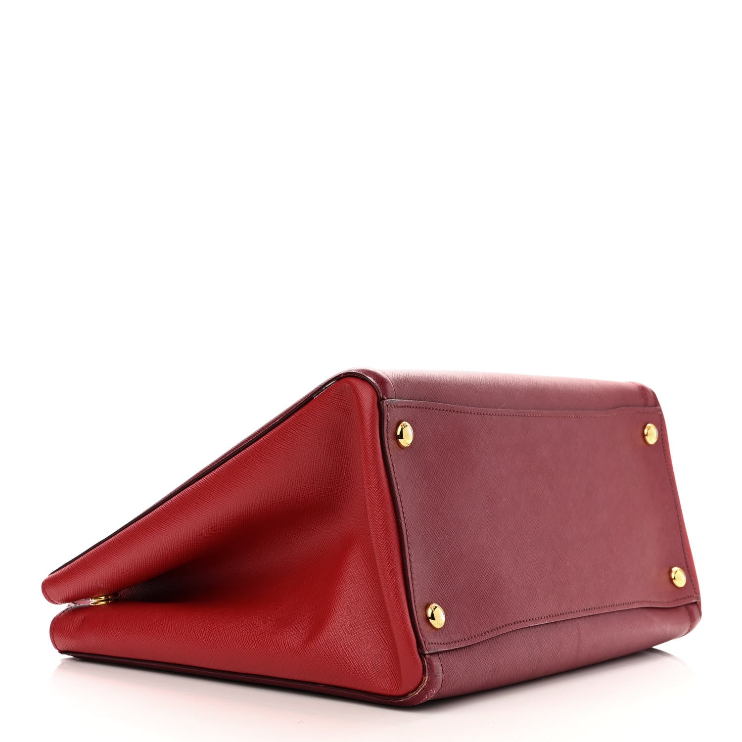 Prada Saffiano Lux Medium Tote Cerise 4 of 16