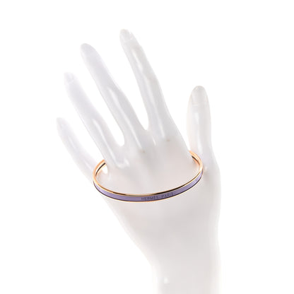 Hermes Enamel Uni Bangle 65 Lilas 2 of 6