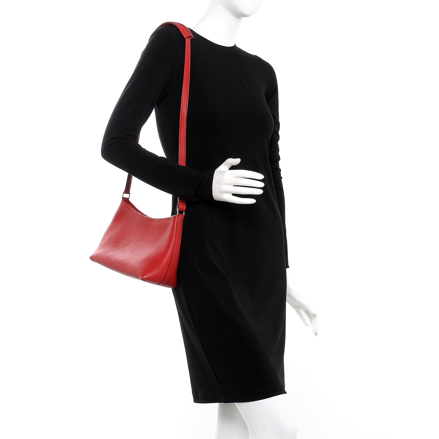 Hermes Togo Berlingo 23 PM Rouge Casaque 2 of 11