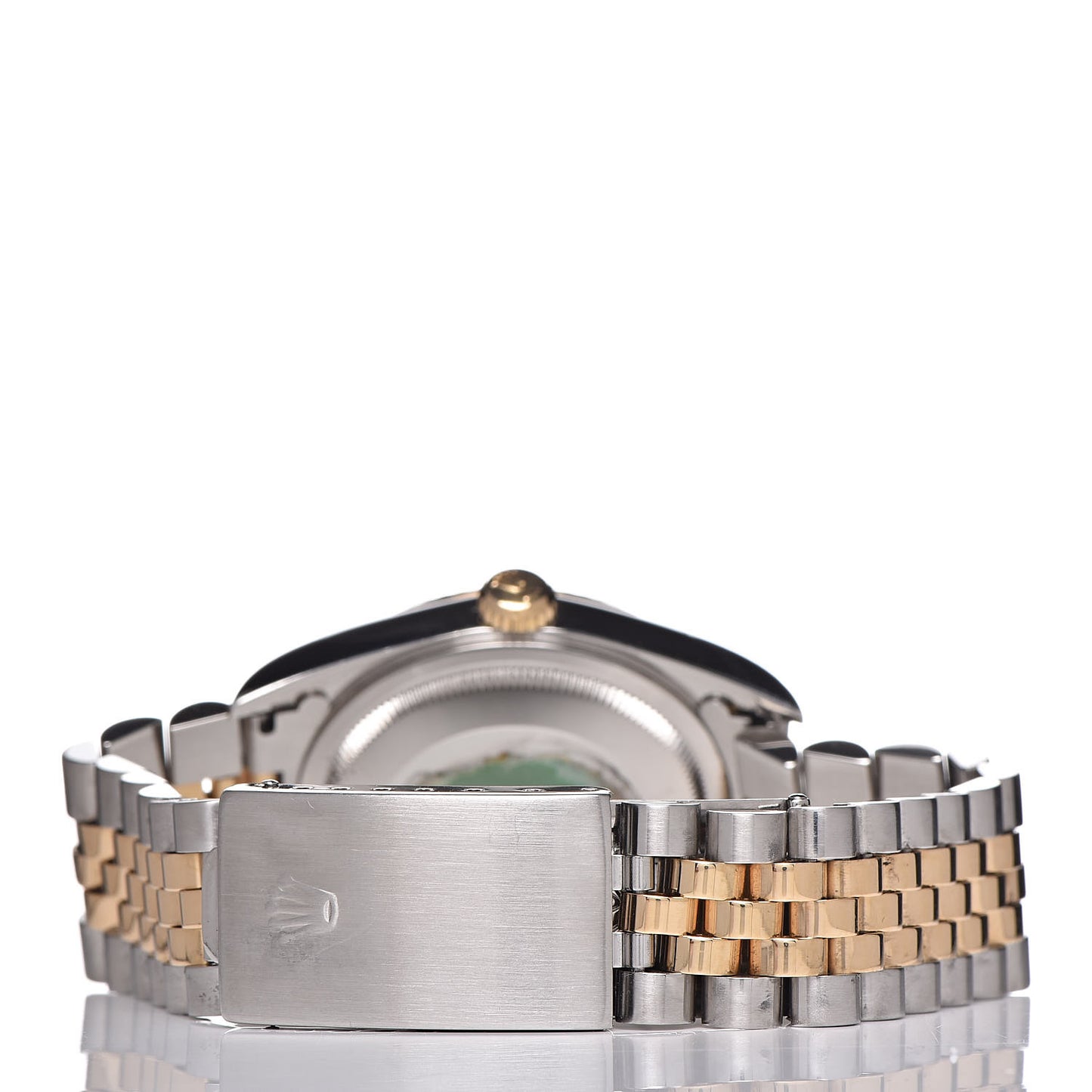 Stainless Steel 18K Yellow Gold 36mm Oyster Perpetual Datejust Watch Champagne 16203
