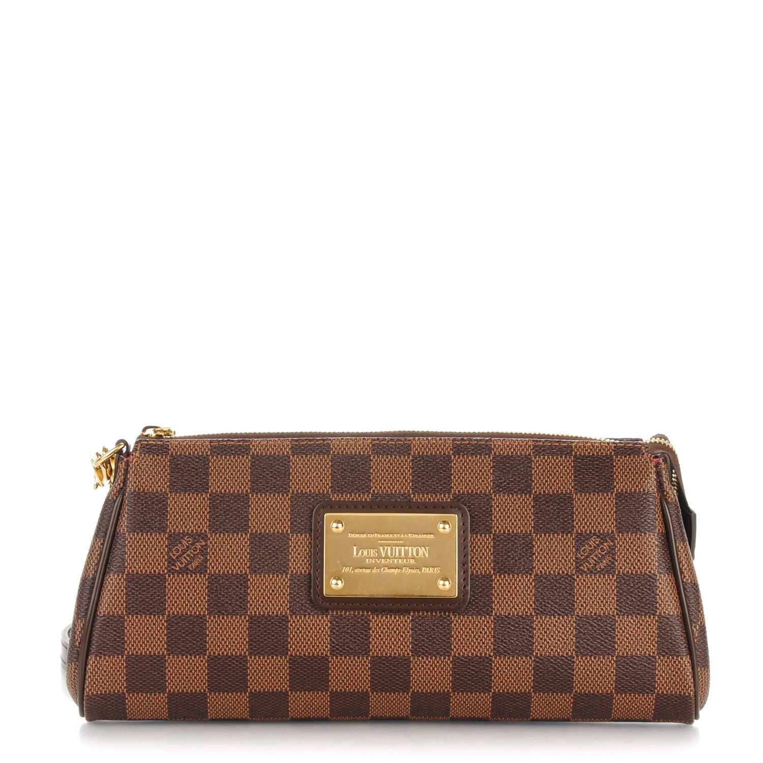 Louis Vuitton Damier Ebene Eva Clutch 1 of 7