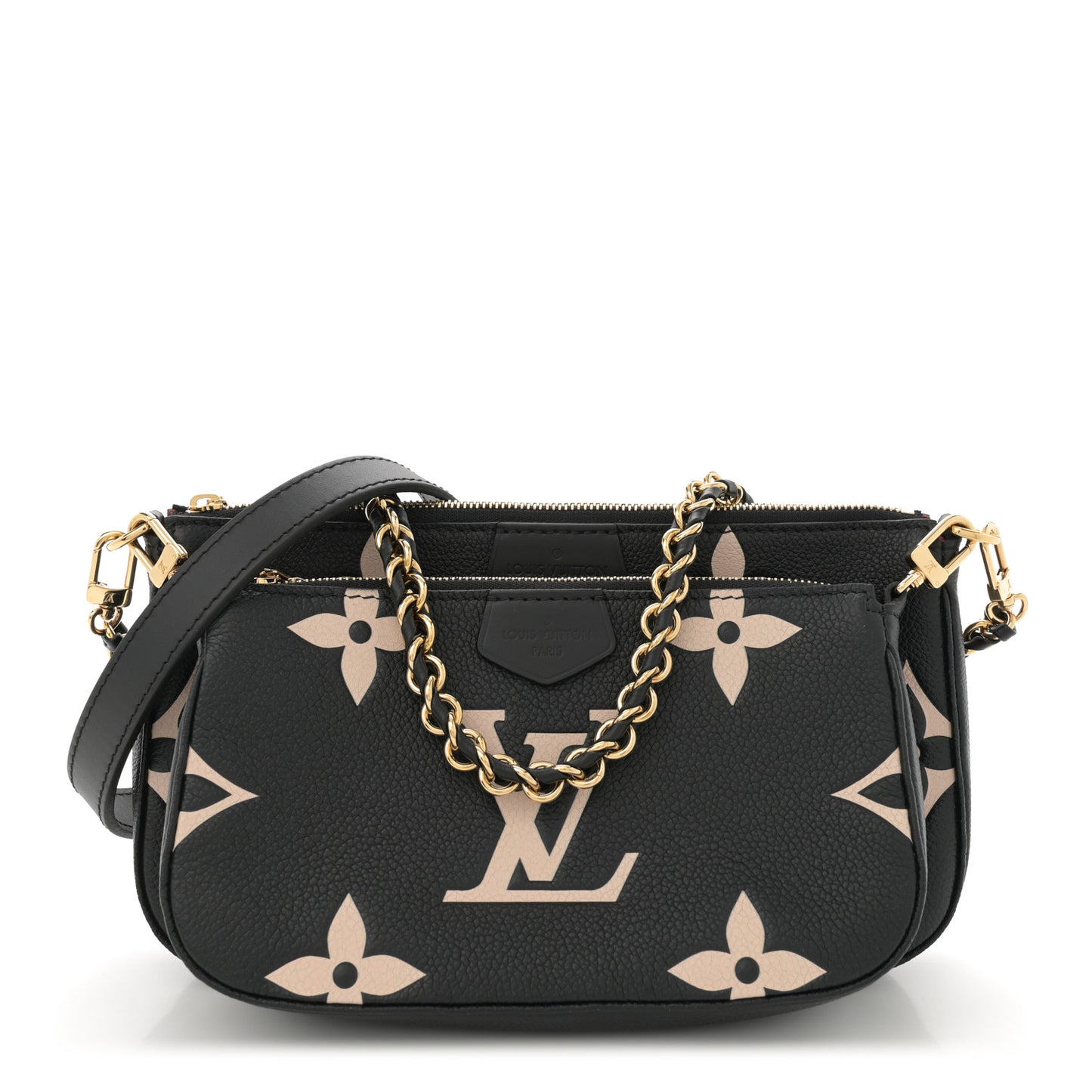 Empreinte Monogram Giant Multi Pochette Accessories Black Beige