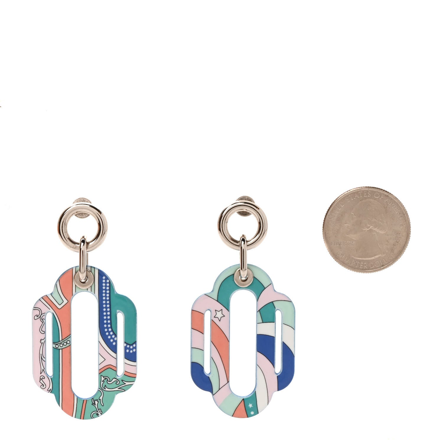 Hermes Enamel Attelage Earrings 2 of 4