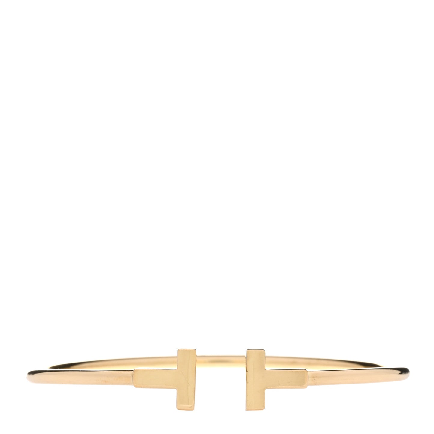 18K Yellow Gold T Wire Bracelet