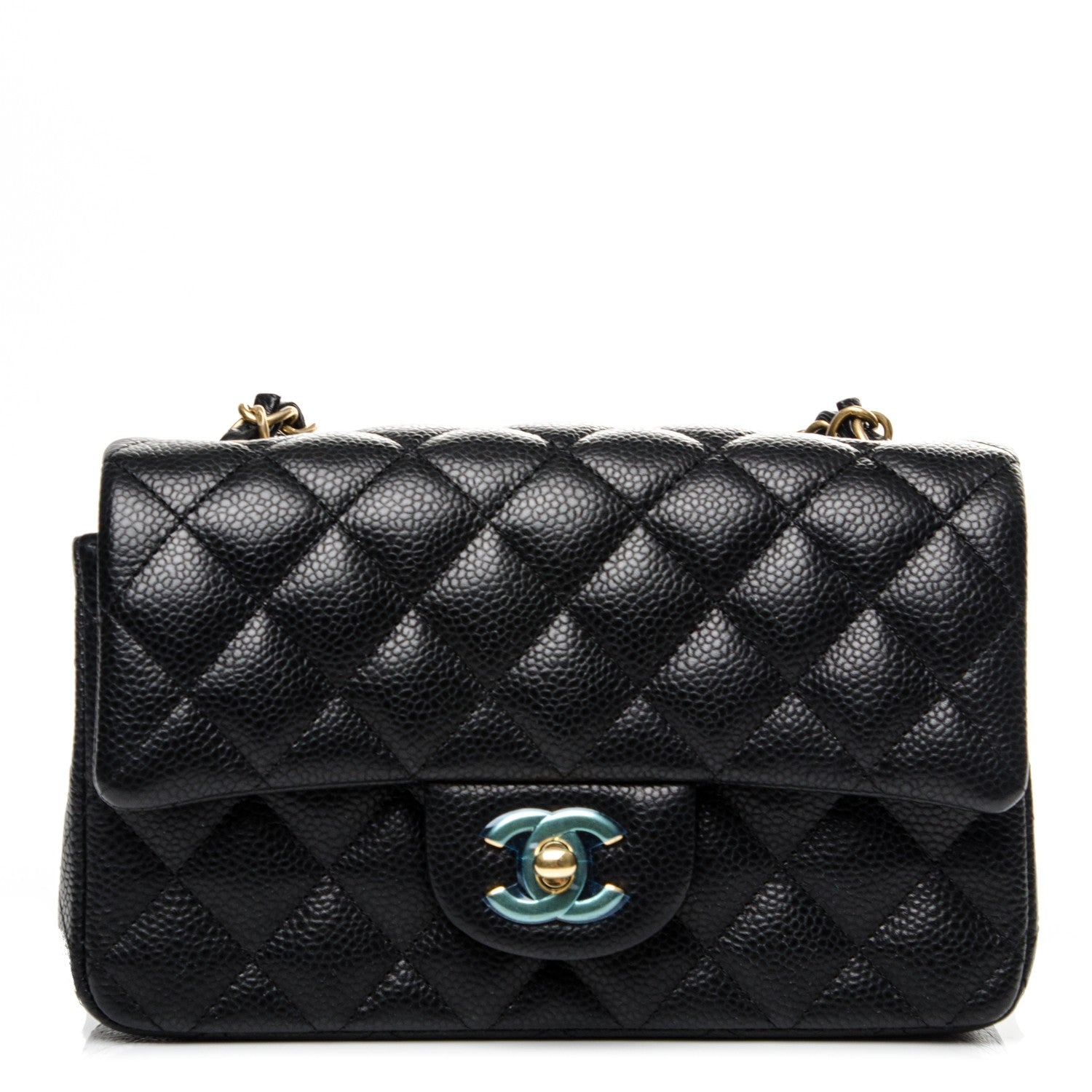 Chanel Caviar Quilted Mini Rectangular Flap Black 1 of 8