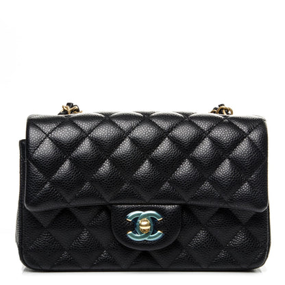 Chanel Caviar Quilted Mini Rectangular Flap Black 1 of 8