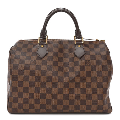 Louis Vuitton Damier Ebene Speedy 30 1 of 14