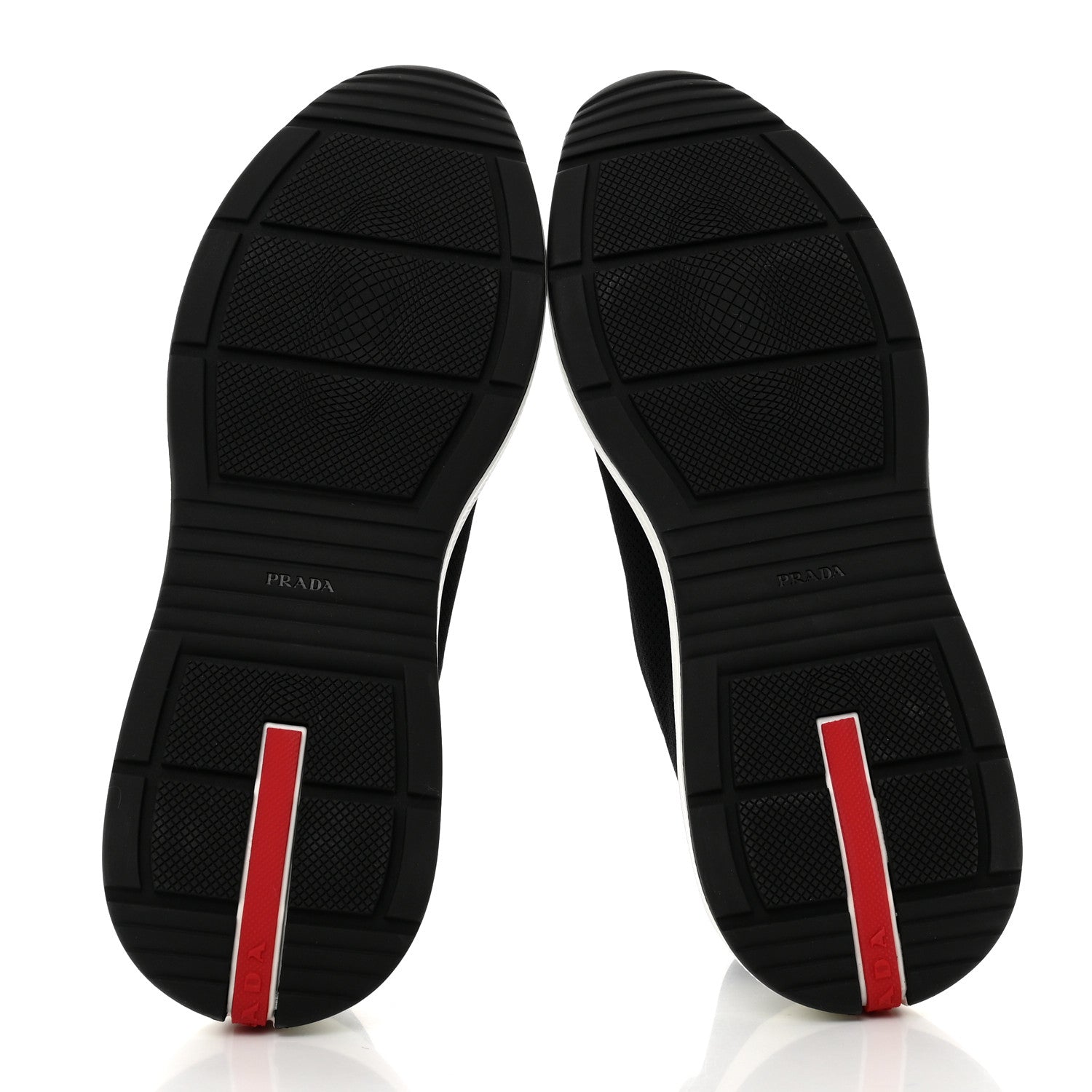 Prada Mesh Neoprene America's Cup 45mm Sneakers 40.5 Black White 5 of 8