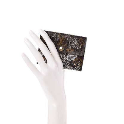 Louis Vuitton Monogram Dentelle Ludlow Wallet Silver 2 of 9