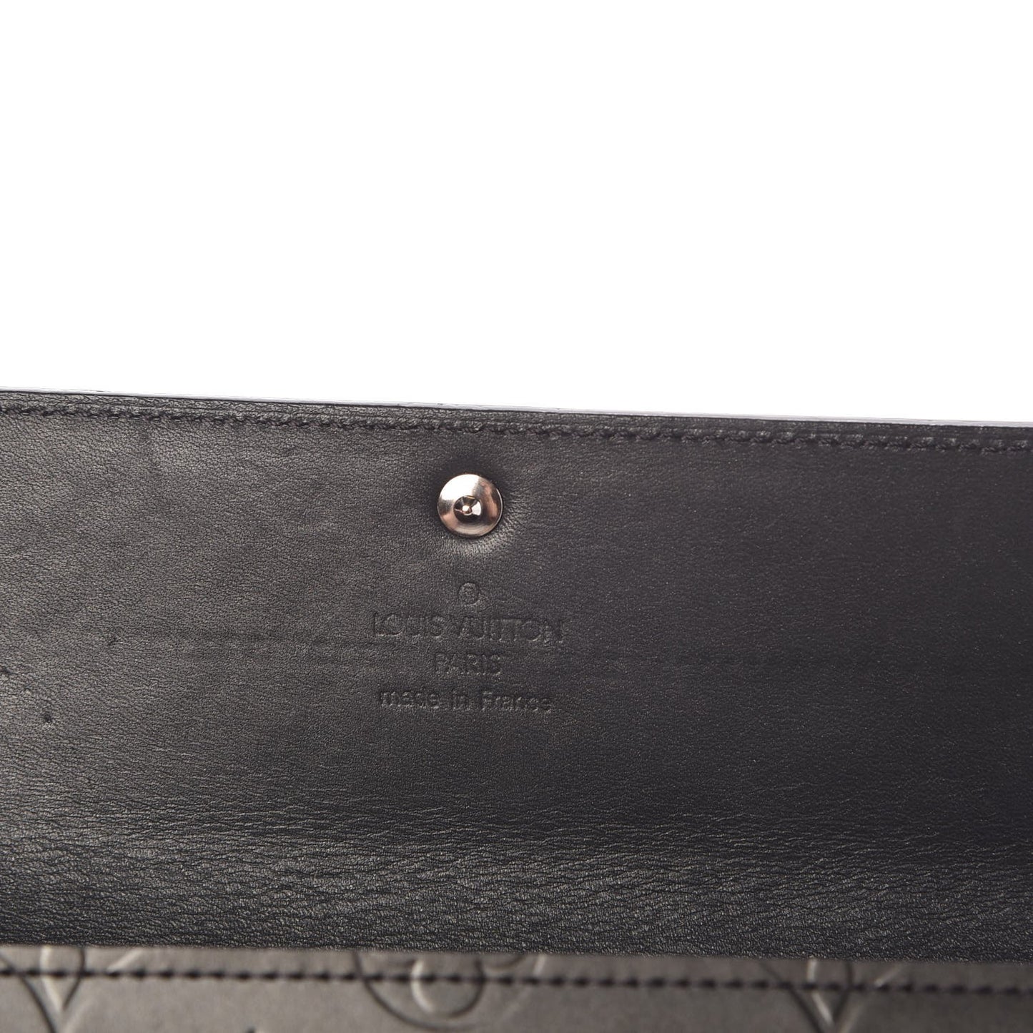 Mat Monogram Sarah Wallet Gris