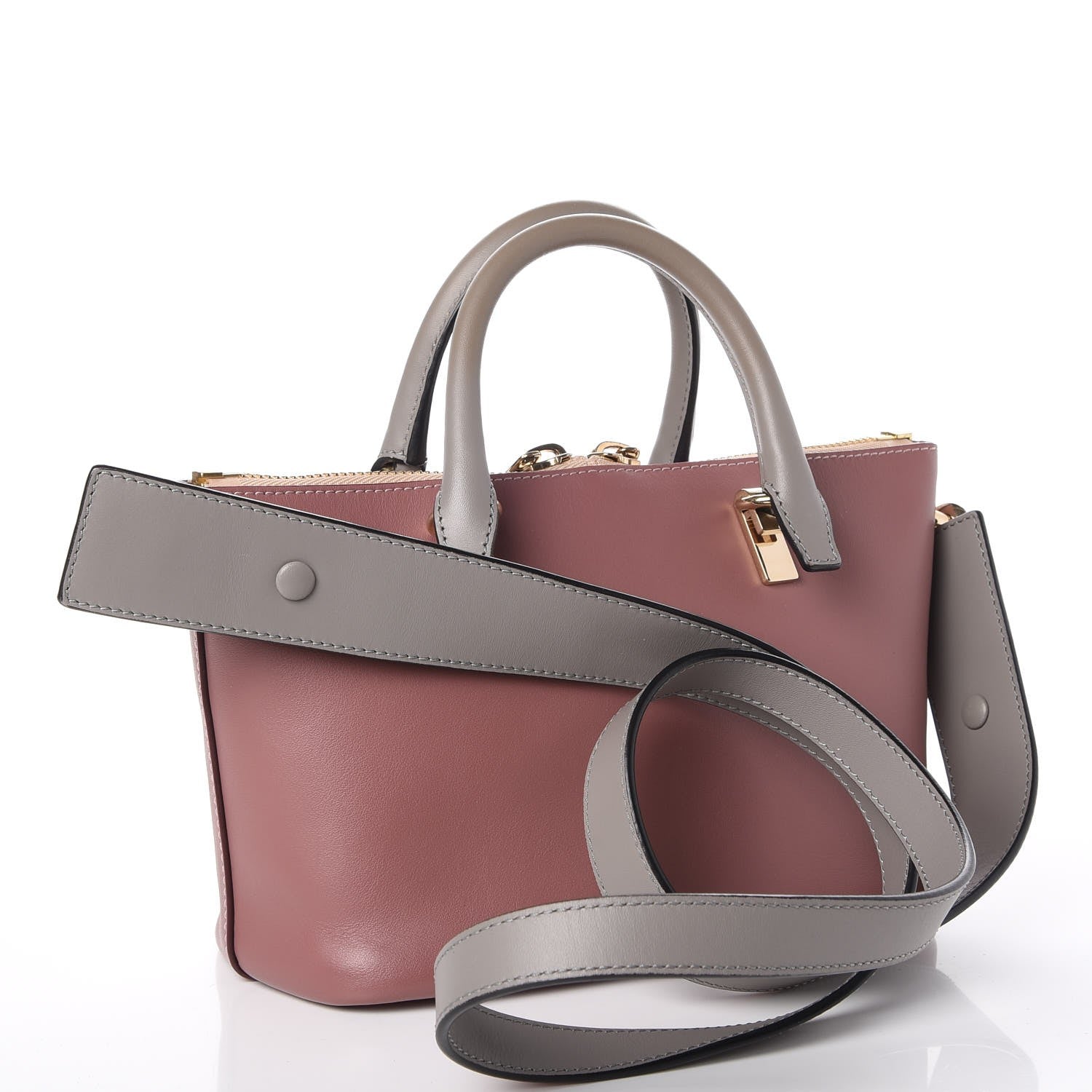 Chloe Smooth Calfskin Mini Baylee Tote Darlington Pink 4 of 10