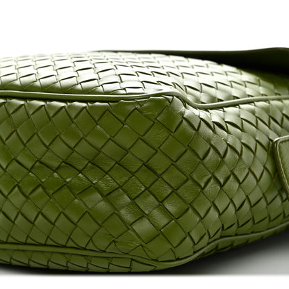 Bottega Veneta Nappa Intrecciato Crossbody Messenger Green 10 of 11