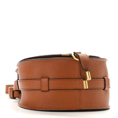 Chloe Calfskin Mini Marcie Round Crossbody Bag Tan 4 of 10