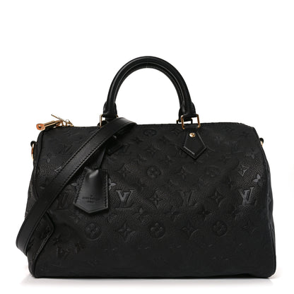 Louis Vuitton Empreinte Monogram Speedy Soft 30 Black 1 of 10