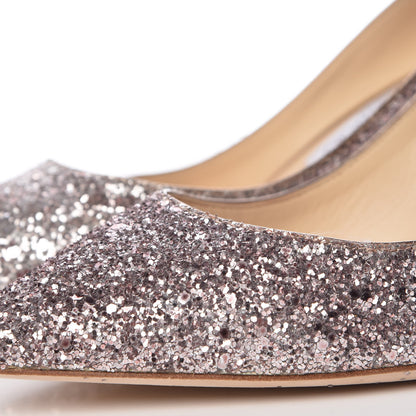 Jimmy Choo Glitter Pointy Toe Romy 85 Pumps 36.5 Pink 11 of 15