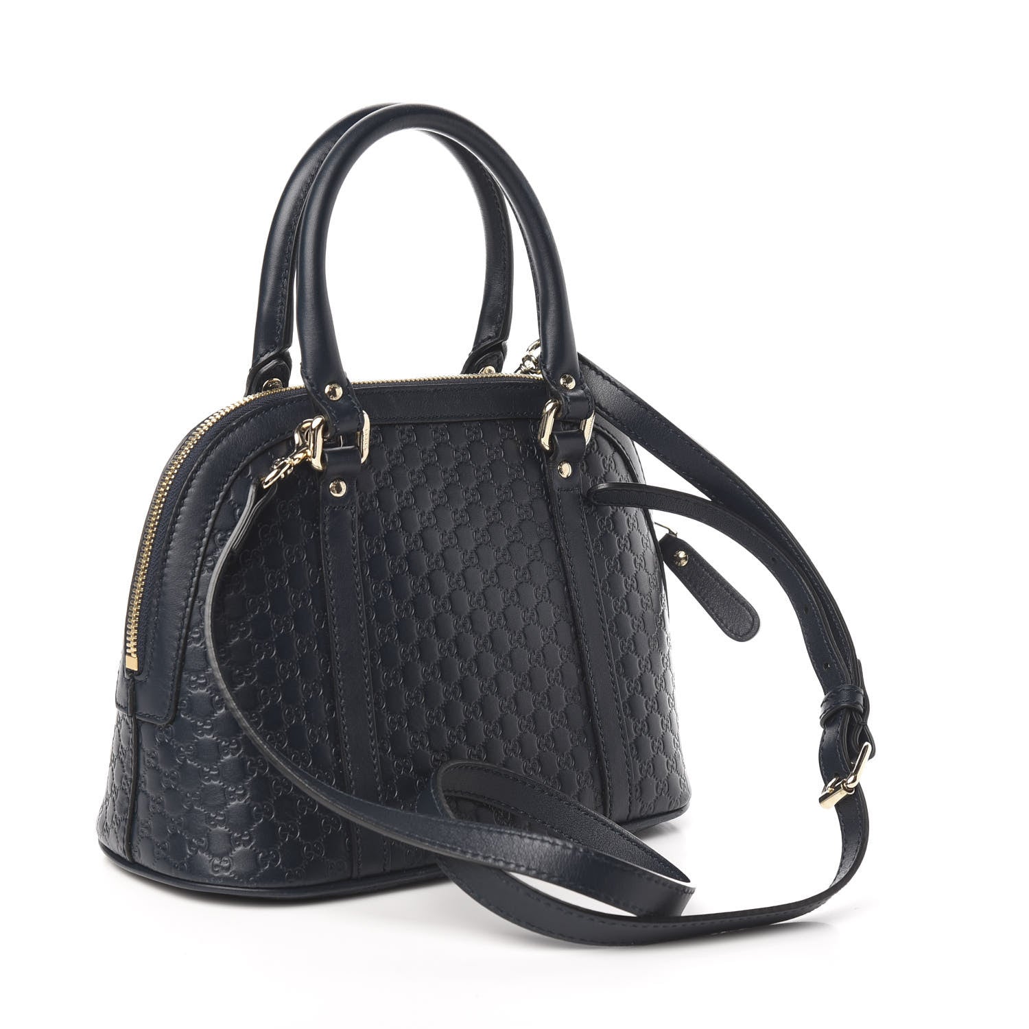 Gucci Soft Microguccissima Mini Dome Bag Blue 4 of 11