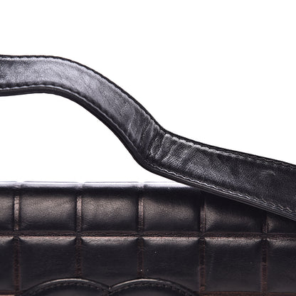 Chanel Lambskin Quilted CC Chocolate Bar Flap Black 8 of 14