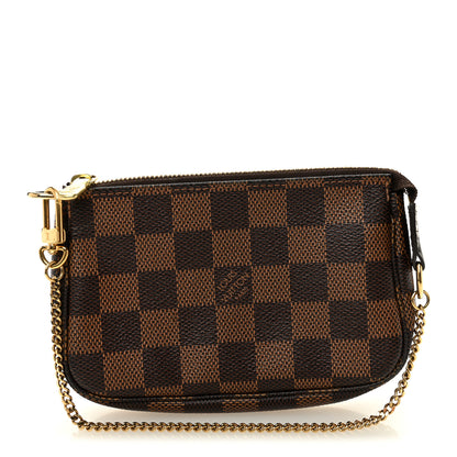 Louis Vuitton Damier Ebene Mini Pochette Accessories 1 of 7