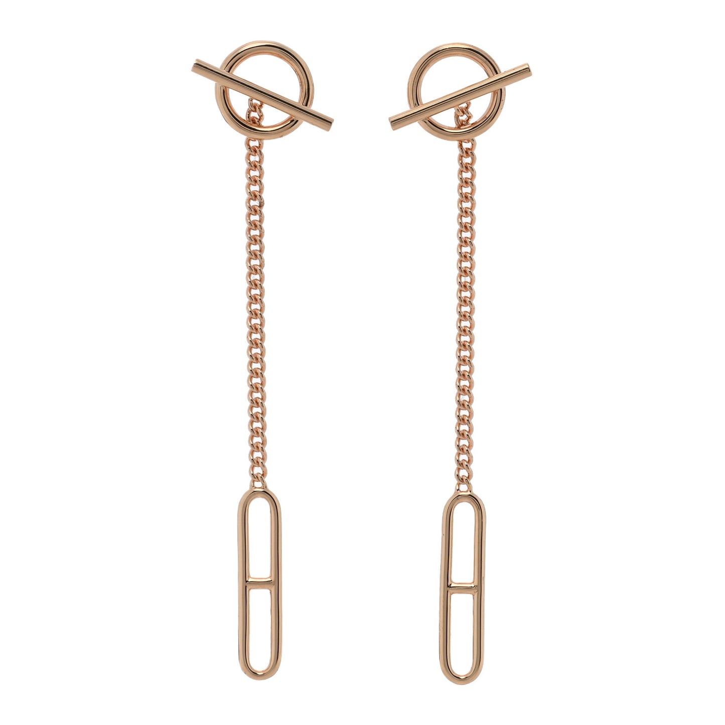 18K Rose Gold Echappee Earrings