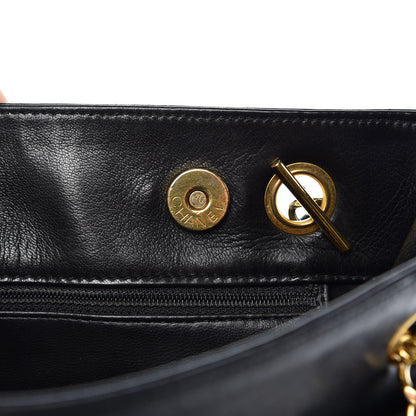 Chanel Lambskin CC Shoulder Bag Black 7 of 8