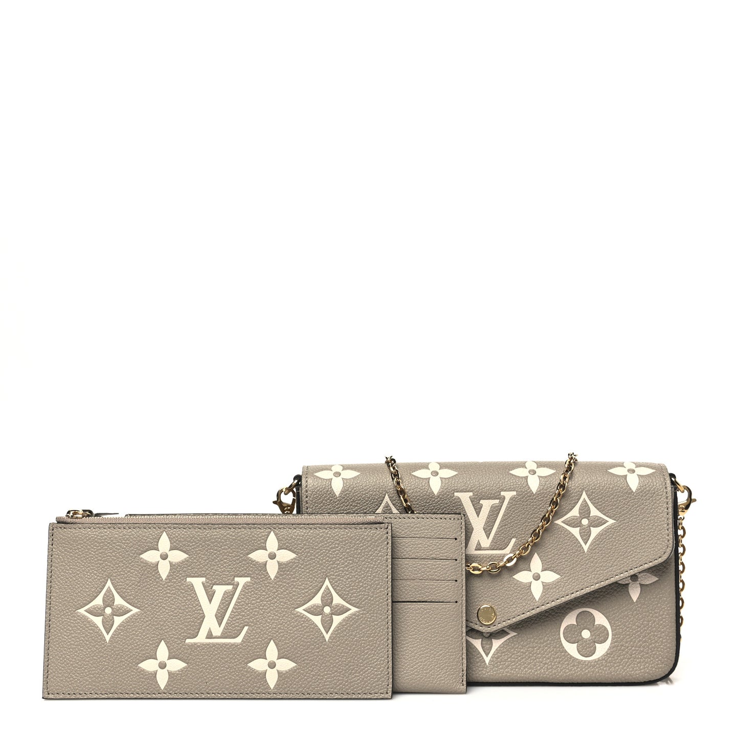 Empreinte Monogram Giant Felicie Pochette Tourterelle Creme